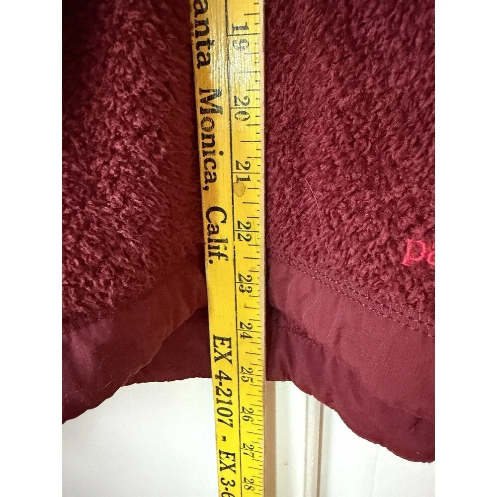 Vintage Patagonia R2 Regulator Fleece Jacket Womens S Burgundy Polartec